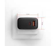 AXAGON ACU-PQ45 Ładowarka sieciowa 2-port QC3.0,4.0/AFC/FCP/PPS/Apple + PD type-C, 45W, Czarna - 1485043 - zdjęcie 6